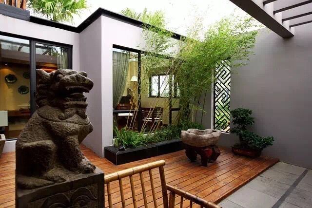 bat365在线平台私家“中式庭院”设计恬静自然的中式花园才是院子应有的样子(图2)