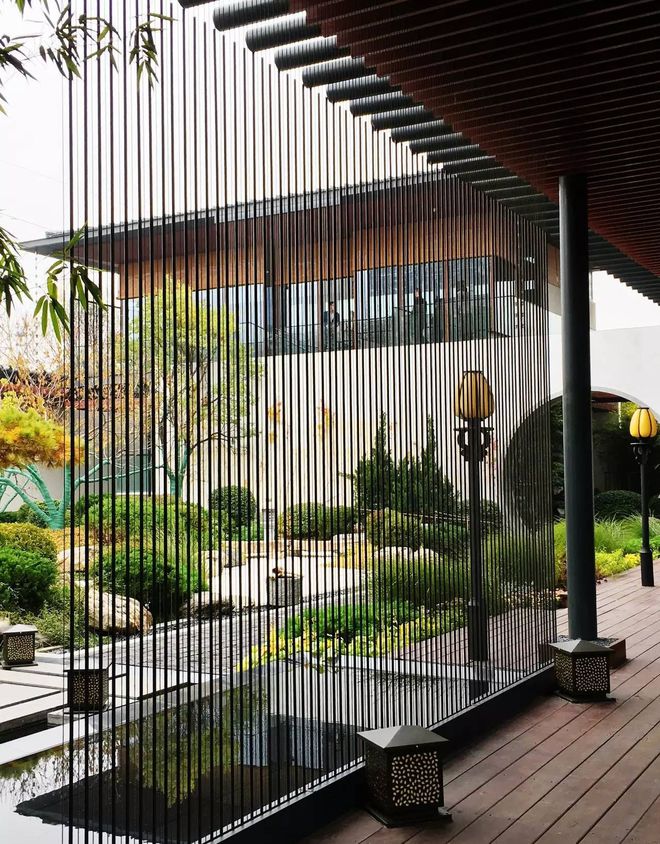 bat365在线平台私家“中式庭院”设计恬静自然的中式花园才是院子应有的样子(图4)