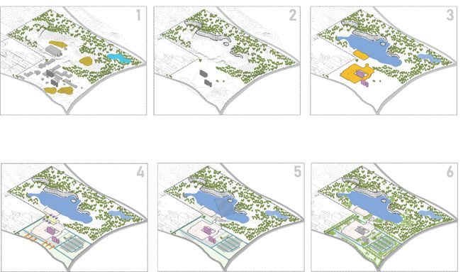 bat365在线平台淄博市双创公园城发展服务中心景观环境设计 2023年IFLA(图3)
