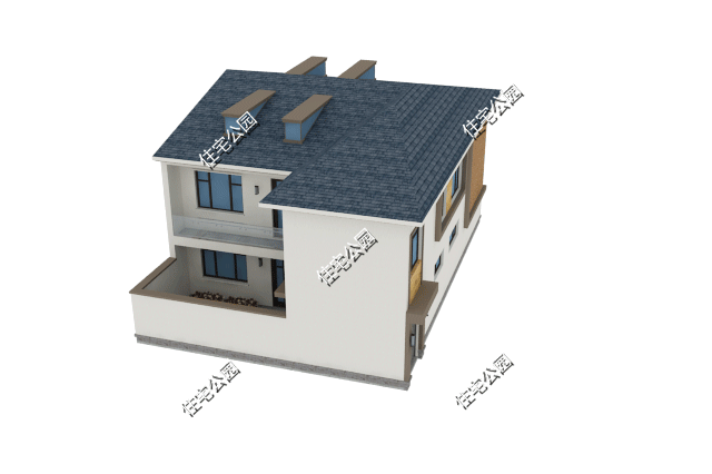 bat365在线平台10×15米二层农家小院简单易建造东墙无窗设计太适合农村了(图2)
