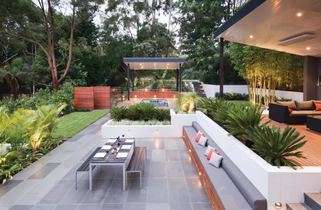bat365在线平台100㎡现代“花园庭院”设计一方庭院让您感受到生活品质