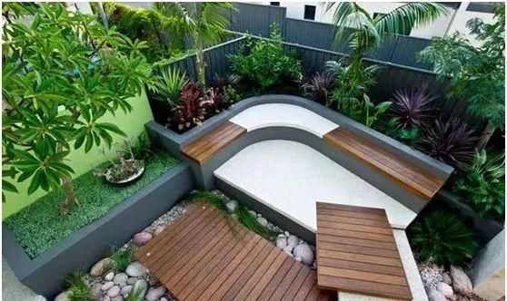 bat365在线平台官方网站50平米庭院设计效果图大全：打造舒适与美观并存的绿色