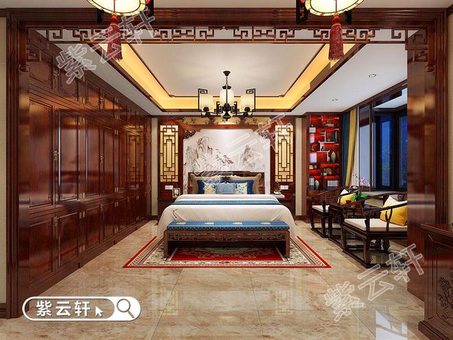bat365在线平台官方网站黑龙江中式住宅装修设计东方美韵展生活风雅(图4)